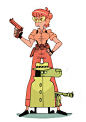 Matthieu Cousin - Inktober 18 and 19! Mmmm, color…