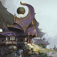 荒年stray采集到场景-Q版-建筑