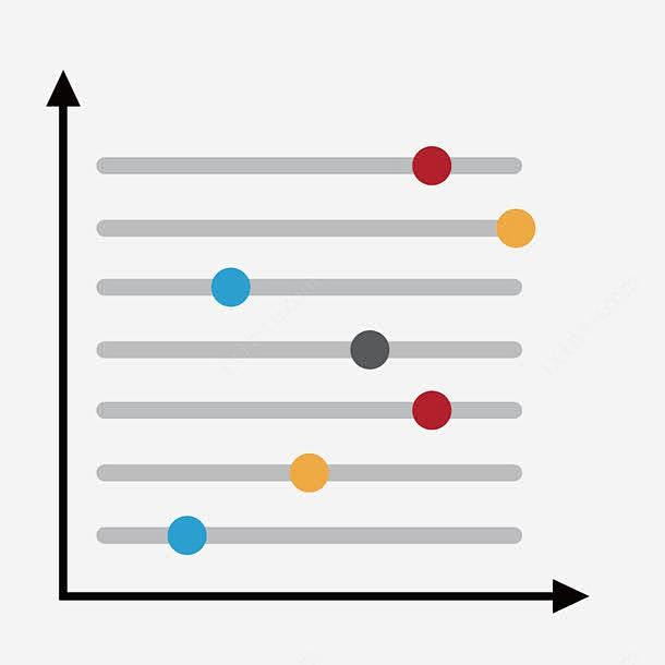 矢量横向斑点统计图坐标轴png免抠素材新图网