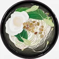 青菜鸡蛋面eps免抠素材_新图网 https://ixintu.com 矢量 插画 面条 手绘 面点 鸡蛋面 免抠鸡蛋面素材