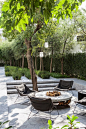 social space in the garden with sylish furniture   adamchristopherde...