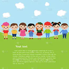 快乐儿童的集合