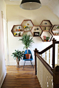 Hexagonal Shelves: 