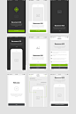 Basement iOS: Social : A beautiful, well organized, and incredibly easy to use Wireframe Kit with 60 iPhone 6 screens.