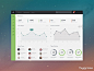 后台数据分析界面设计PSD - 图翼网(TUYIYI.COM) - 优秀APP设计师联盟
