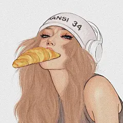 酷酷插画Girl女生头像 - 小红书