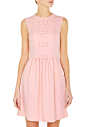 Bow Front Crepe Dress by Red Valentino