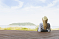 Caucasian woman admiring scenic view from patio by Gable Denims on 500px