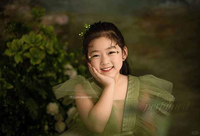 春天的美好总是不期而遇！儿童摄影 森系女...