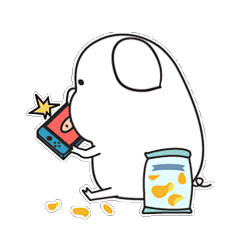 小汤猪动态表情包-08、玩游戏/switch