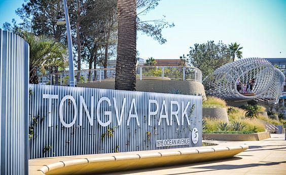 Tongva Park Entry Si...