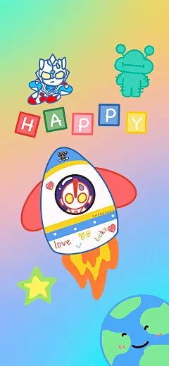卡通 手机壁纸 cr：快乐星球在逃居民