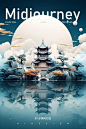 创造中秋节中国风场景 (2)