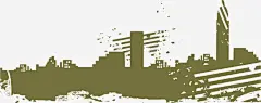 潮流墨迹城市_新图网 https://ixintu.com 矢量 手绘 AI 城市 墨迹 剪影 线条 建筑