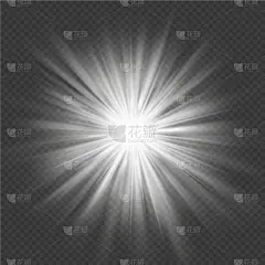 白色,星星,透明,火炬塔,华丽的,飘然,透镜,发光,写实