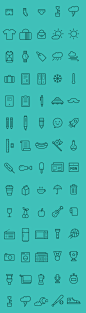 Medlee Iconset - AI EPS & PSD (80 Icons)