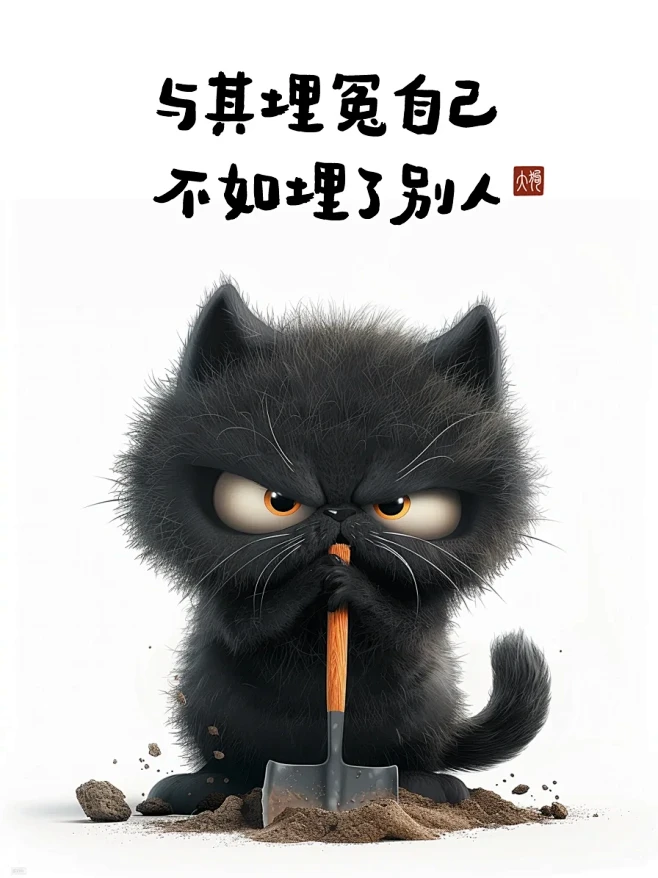 太可爱治愈了叭！黑不溜秋的小黑猫又来啦！...