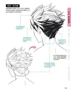 「推荐」不要再画光头啦！各种男女动漫人物的发型绘画参考