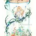 沙漏物语-Aprrrrr就是这么任性_水彩,插画,手绘_涂鸦王国插画