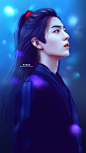 肖战手绘_桃子酱绘画__插画师作品_涂鸦王国gracg.com