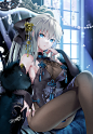 Anime 1200x1724 anime anime girls Fate series Fate/Grand Order Morgan le Fay ponytail long hair white hair solo artwork digital art fan art