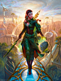 Nissa, Nature's Artisan, Will Murai : TCG Illustration
Year: 2016
Client: Wizards of the Coast
Project: Magic: The Gathering
Art Direction: Dawn Murin
© 2016 Wizards of the Coast.