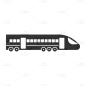 SVG-简约交通工具面性icon元素贴纸