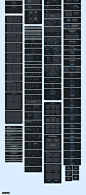 用于Sketch，Forma线框套件的大量530个web线框布局 UI设计 