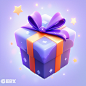kimberlyedwards__Gift_box_icon_UI_clay_material_Pixar_style_ult_f776b644-8a7c-4f85-8f5f-27173b823e89