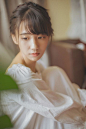 如此纯洁的白色妹子只有天上有！