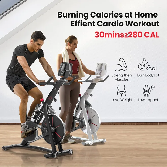 Amazon.com : YESOUL S3 Smart Exercise Bike Stationary Bike Spin Bike ...