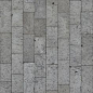 Seamless pavement texture consisting of rectangular stones with rough surface.