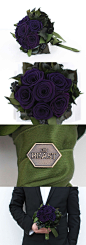 紫玫瑰永生花束（6支装） - 野兽派花店