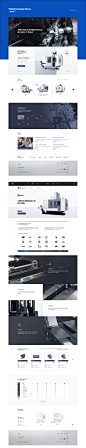 机床厂官网 PC&MOBILE Web Design_高杨_68Design