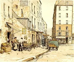 街景速写手绘一一Tavik Frantisek Simon 1877-1942.捷克艺术家_恩赞De阿卡娜色擦_新浪轻博客_Qing|轻松分享你的兴趣