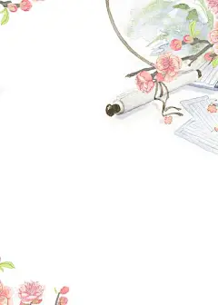 古风底图/书卷/背景/侵删致歉/素色系/