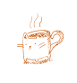 Concept design for a cat mug? :) #cafe#