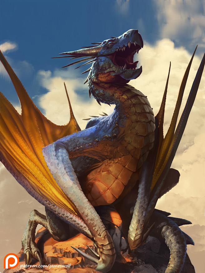 sunbathing wyvern | ...