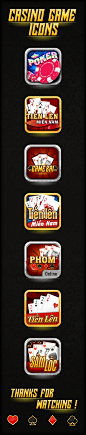 Casino Game Icons : Casino Game Icons