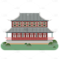 SVG-古风苏式园林建筑