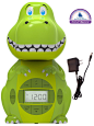 Amazon.com: Big Red Rooster BRRC103AC Dinosaur Projection Alarm Clock, Operates On An AC Adaptor (Included) or 3 C Batteries: Home & Kitchen