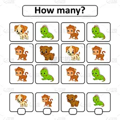 数,儿童,学龄前,野味,分离着色,秘密,时间,空白的,技能,渴望