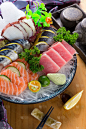 日本料理生鱼片刺身拼盘