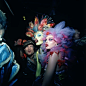 David Lachapelle and Terr Richardson and PrettyPuke photo of a meth mouth fashion show in 2001 in Brooklyn, high flash, eerie, beautiful, wondrous, fairytale, magic, psychedelic, Telecine 2001, Fujifilm Velvia 100, Kodachrome 64, 2001 Arri SR camera, film