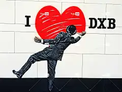 迪拜 涂鸦 城市漫步