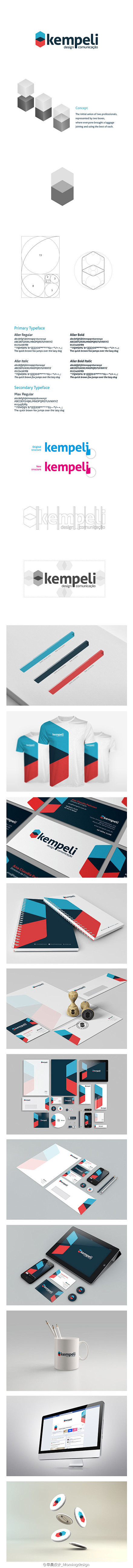 #最设计# Kempeli 品牌VI设计...