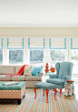 living room | Tobi Fairley Interior Design