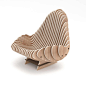 La chaise Terraform - CNC coupe chaise paramétrique