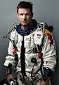 FELIX BAUMGARTNER is the first to break the sound barrier just by ... falling. Last October a balloon lifted him to the stratosphere. He jumped, parachuting a record 22.6 miles and hitting 843.6 mph. At 44, he now plans to pilot rescue helicopters.