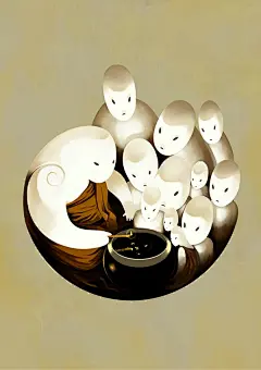 佛教插画-Narm泰国